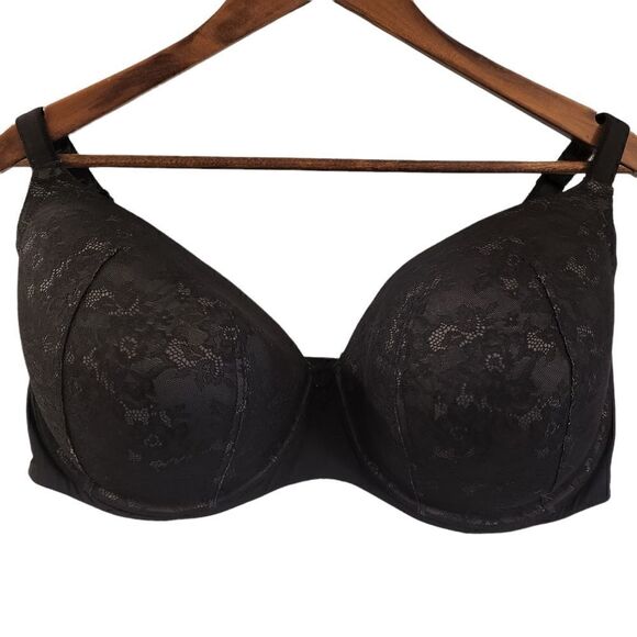 Torrid Black Lace Underwire Bra Size 42G - Picture 1 of 4